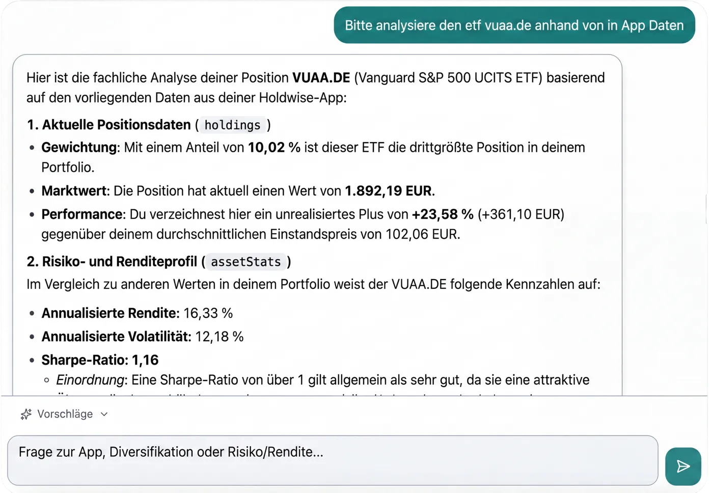 Erklärt — aber empfiehlt nicht.